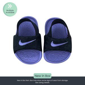 Nike Kawa Slide (Toddler) – Thunder Blue & Purple Pulse